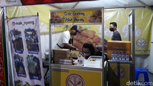 Solo Indonesia Culinary Festival di Benteng Vastenburg Solo, Kamis (4/8/2022).