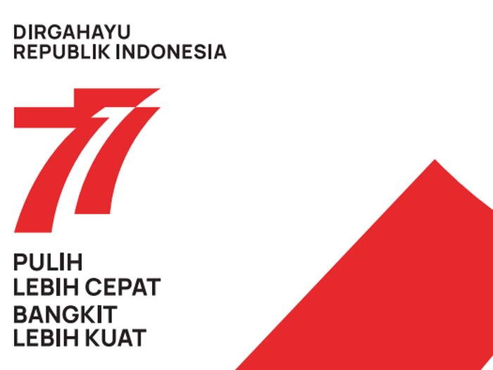Spanduk HUT RI ke-77