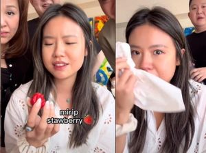 Titan Tyra Cicip Carolina Reaper, Baru Segigit Langsung Nangis Kepedasan
