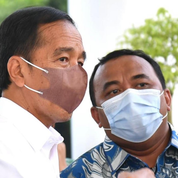 Andi Gani bersama Presiden Jokowi