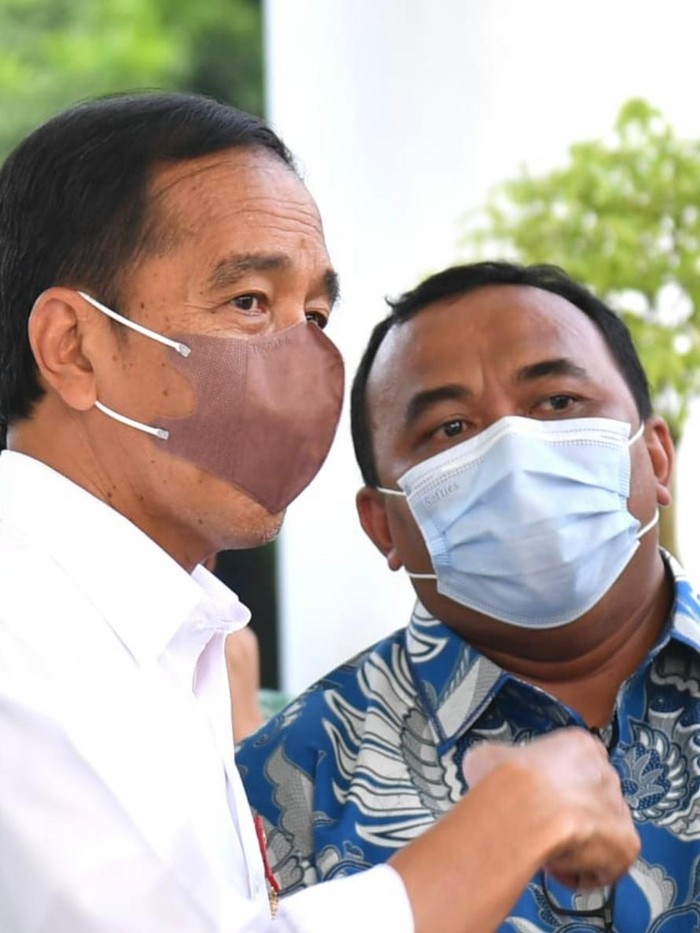 Andi Gani bersama Presiden Jokowi