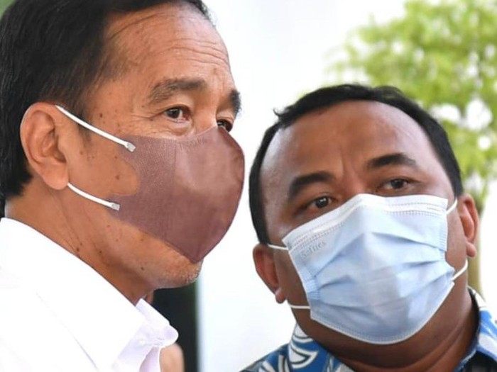 Andi Gani bersama Presiden Jokowi