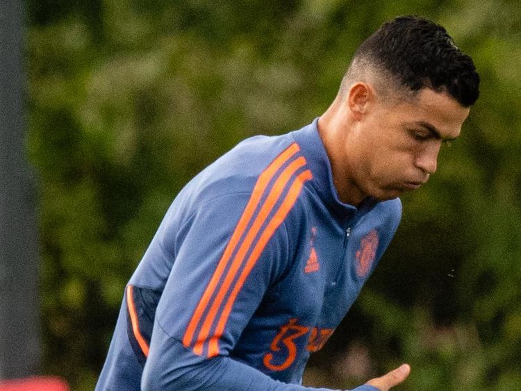 Foto: Latihan Ronaldo Cs Jelang MU Vs Brighton