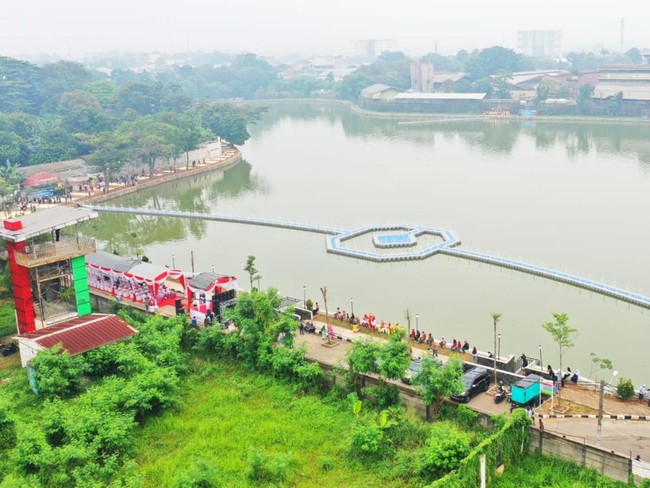 Situ Kumuh Depok Jadi Cantik