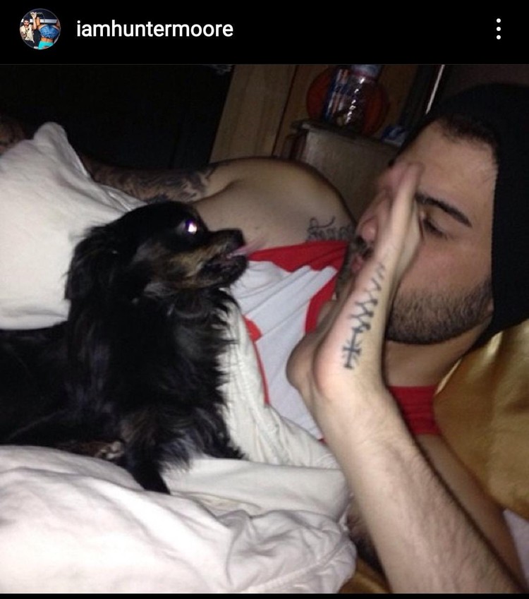 Hunter Moore Pria paling dibenci di internet.