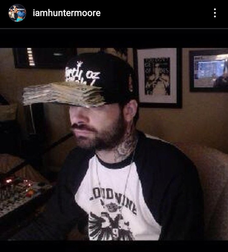 Hunter Moore Pria paling dibenci di internet.