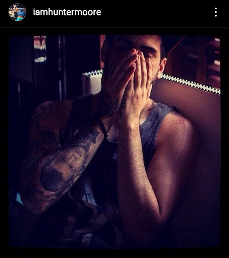 Hunter Moore Pria paling dibenci di internet.