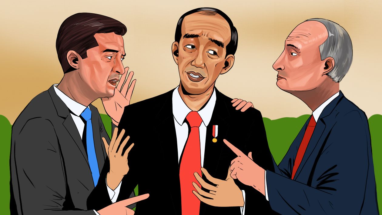 Infografis, Ada Kabar Tak Enak di Pertemuan Jokowi, Putin, Zalensky
