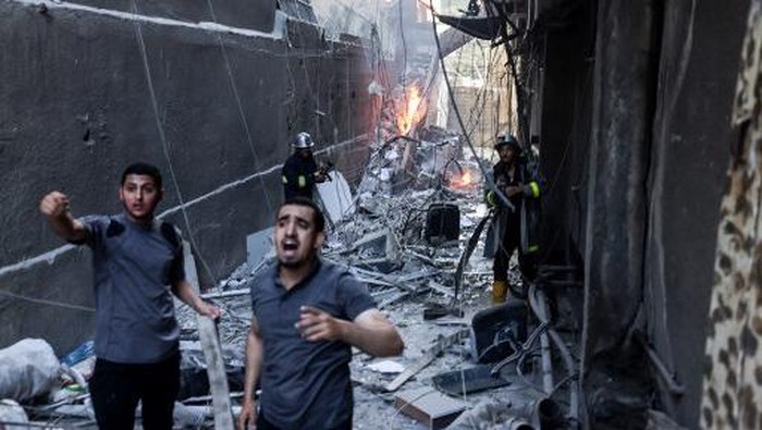Israel serang Gaza (Mohammed ABED/AFP)