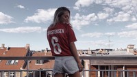 Katrine Friis menjalin hubungan dengan Christensen sejak 2016. Foto: Instagram Katrine Friis