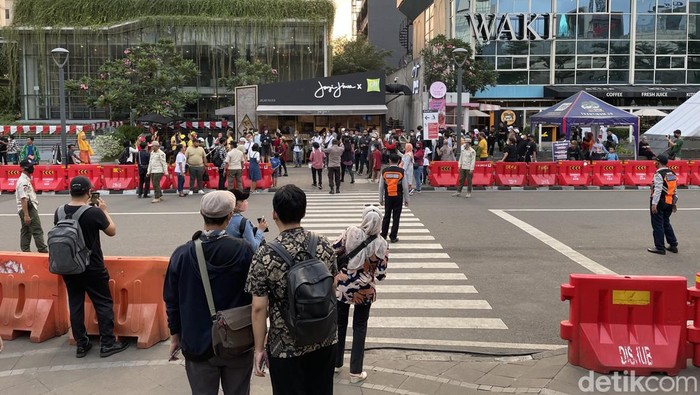 Kawasan Citayam Fashion Week di Dukuh Atas Jakpus