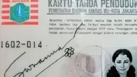 Foto di KTP milik mendiang Suzanna. Foto: Istimewa