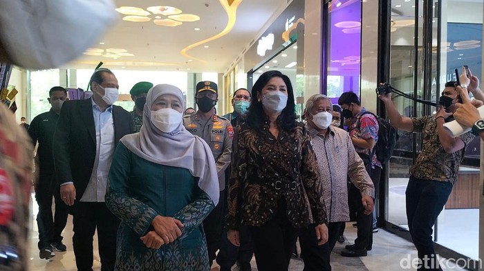 Trans Icon Mall Surabaya resmi dibuka, Jumat (5/8/2022). Mal tersebut dibuka langsung oleh Chairman CT Corp, Chairul Tanjung.