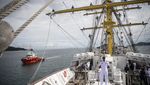 Saat KRI Bima Suci Merapat di Malaysia dan Disambut Tarian Khas Sabah