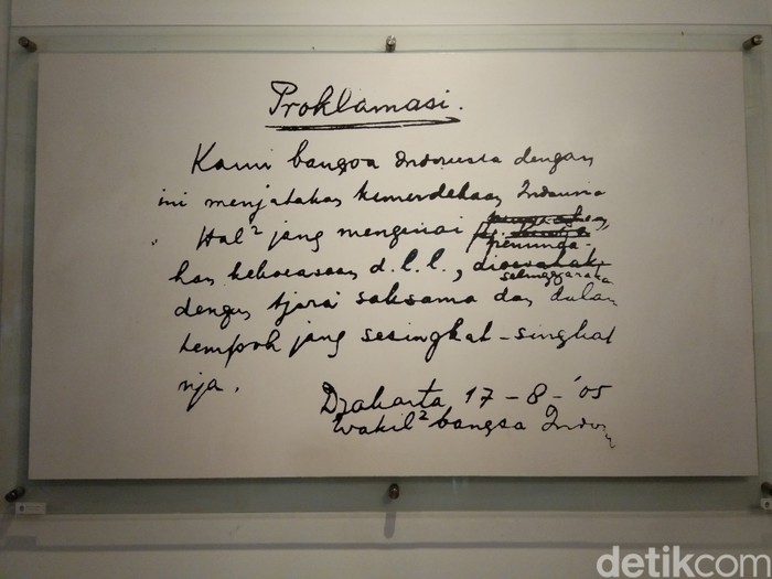Naskah Proklamasi, Cek Sejarah dan Isinya di Sini