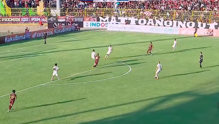 PSM Makassar Vs Persija Jakarta dalam laga pekan ke-3 BRI Liga 1 di Stadion BJ Habibie, Parepare. (dok. Istimewa)