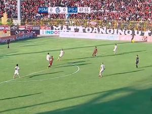 Statistik Babak Pertama PSM Vs Persija: Juku Eja Dominasi Ball Possesion