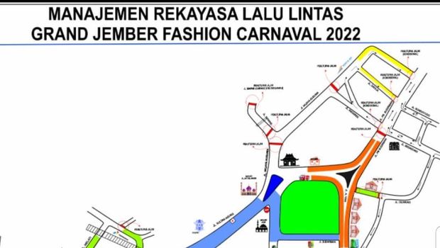 Rekayasa Lalin selama Jember Fashion Carnaval (JFC) 2022