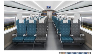 Punya 3 Kelas Penumpang, Begini Interior Kereta Cepat JKT-BDG