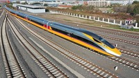 Rangkaian Kereta Cepat pun hari ini sudah dikirim menuju Indonesia. Foto: Dok. KCIC