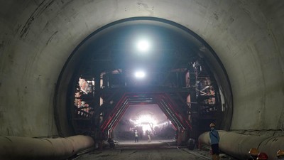 Menengok Megahnya Terowongan Kereta Cepat Jakarta-Bandung
