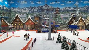 Sukacita Pengunjung Trans Snow World Surabaya