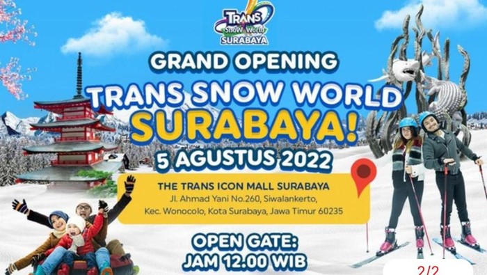 Trans Snow World Surabaya