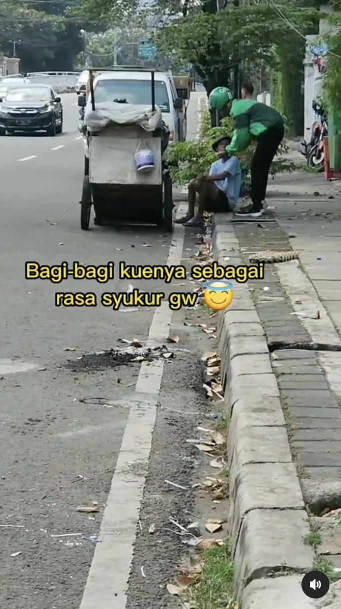 Viral Kisah Ojol Nabung Tip Demi Hadiahi Diri Sendiri Kue Ultah