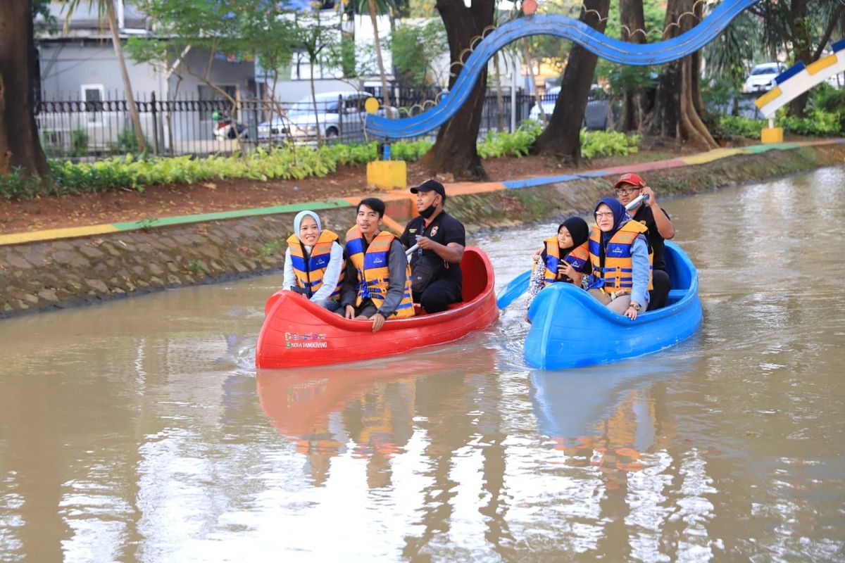 Kota Tangerang Punya Wisata Kano ala Venice, Gratis buat Warga