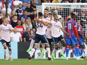 Liga Inggris: Arsenal Ungguli Palace 1-0 di Babak Pertama
