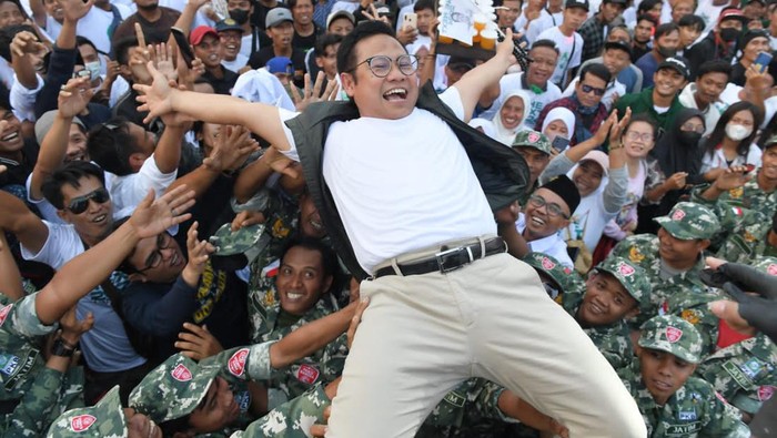 Gus Muhaimin dalam Gus Muhaimin Festival 'The Next Presiden 2024' di GOR Delta Sidoarjo Gus Muhaimin dalam Gus Muhaimin Festival 'The Next Presiden 2024' di GOR Delta Sidoarjo
