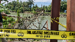 Potret Jembatan Gantung di Bone Putus Saat Rombongan Warga Melintas