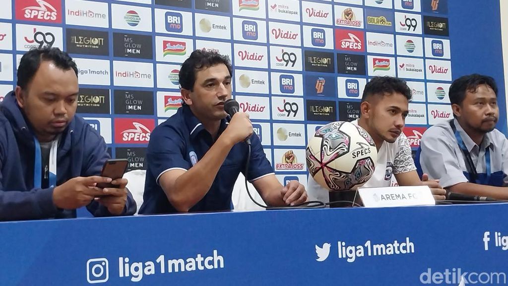 Seri di Kandang, Pelatih Arema FC: Kita Fokus ke Laga Berikutnya