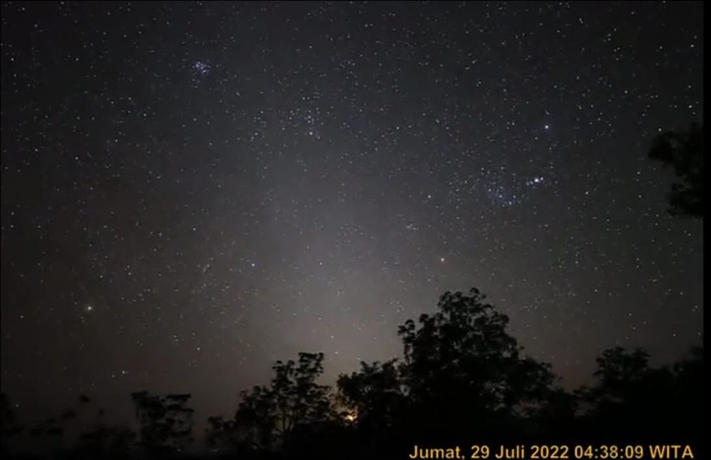 Pengamatan fajar di Observatorium Nasional Timau