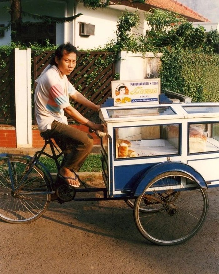 Penjual  makanan jaman dulu
