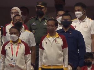 Tutup ASEAN Para Games, Presiden Jokowi Tiba di Stadion Manahan Solo
