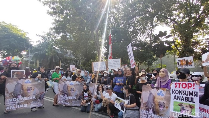 Aksi pecinta hewan Surabaya