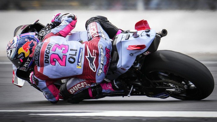 Ducati Gresini Racing menempatkan sayap di area buntut belakang motor Ducati