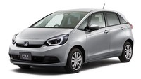 Mobil penerus Jazz dengan teknologi mesin hybrid tersebut mendapatkan ubahan dari sisi eksterior, serta penambahan model baru RS. Foto: Dok. Honda Jepang