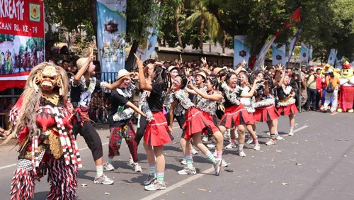 Ilustrasi gerak jalan di Buleleng - Gerak jalan menyambut peringatan HUT ke-77 RI kembali digelar di Buleleng, 8-13 Agustus 2022. Sejumlah titik jalan akan dilakukan pengalihan arus lalu lintas.