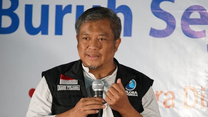 Ketua DPW Partai Gelora Jabar Haris Yuliana.