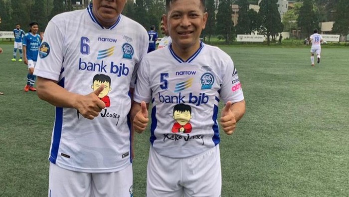 Legenda Persib Robby Darwis dan Yudi Guntara