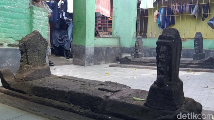 Makam Kiai Mulat di tengah kampung Gladag, Kota Klaten, Sabtu (7/8/2022).
