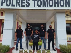 Polisi Tangkap Spesialis Pencuri Tabung Gas di Tomohon Sulut