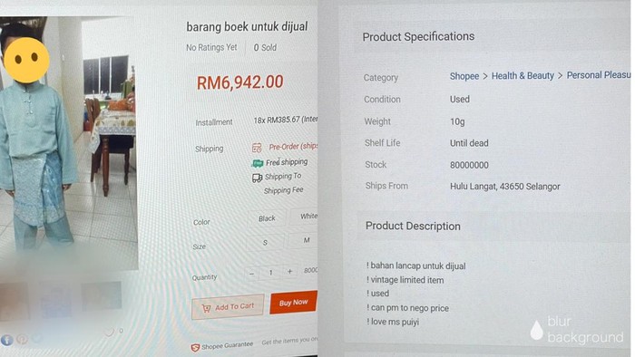 Viral di Twitter Viral foto anak dijual di lapak online