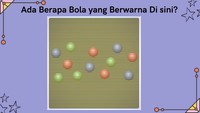 Hayo sudah fokus belum nih? Oke kita coba sekali lagi ya. Ada berapa bola yang berwarna di sini? (Foto: Irene Putri Wibowo/detikHealth)