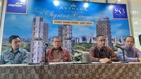 Penyelesaian Pembangunan apartment tersebut ditargetkan akan selesai dan mulai dilakukan serah terima pada bulan Juli 2024.