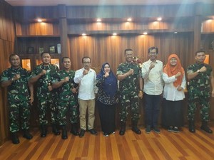 Baru Bertugas di Surabaya, Danrem Bhaskara Jaya Temui Pimpinan DPRD