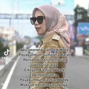 Gaya Camat Payakumbuh Tampil ala Citayam Fashion Week, Jabatannya Dicopot