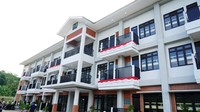Rusun ini dibangun satu tower setinggi tiga lantai.